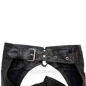 Pantalones de equitación de cuero de primera calidad Movement Design para entrenamiento de caballos, equipo de rodeo y trail riding, al por mayor, duraderos - Product Image 3