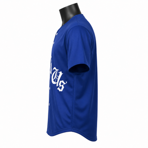 Custom Baseball Jersey Men Sublimation Team Uniform <b>Button</b> Down Sports <b>Shirt</b> OEM Manufacturer - Product Image 4