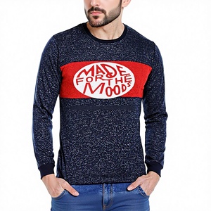 Oem hommes à manches longues mode t-shirt pas cher en gros alibaba indien fournisseur flammé coton hommes t-shirt pas cher en ligne - Product Image 1