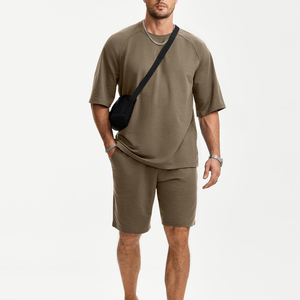 Ensembles de shorts pour hommes, haute qualité, nouvelle mode, respirants, séchage rapide, pour la course et l'entraînement. - Product Image 5