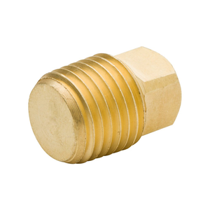Bouchon carré en laiton avec filetage NPT mâle pour applications de raccordement et d'étanchéité sécurisées des tuyaux - Product Image 3