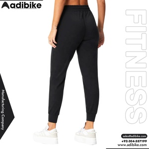Pantalones Deportivos de Cintura Media para Mujer, Hechos a Medida, Elásticos y Cómodos para la Temporada de Invierno, Estilo de Frente Plano con Bordado - Product Image 2