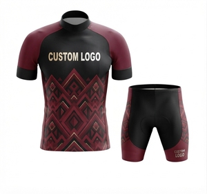 Traje de Ciclismo Transpirable, Jersey Deportivo, Pantalones Cortos con Acolchado Ergonómico, Ropa de Ciclismo de Carretera, Ligero, Cómodo y de Alto Rendimiento - Product Image 3