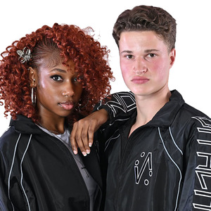Ensemble de survêtement unisexe réversible et respirant coupe-vent, grande taille, avec veste à capuche zippée en softshell et pantalon, toutes saisons, pour l'extérieur - Product Image 4