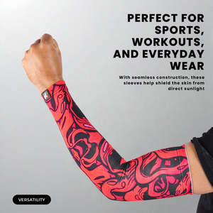 OEM Custom Logo Cycling Rider <b>Sleeves</b> Sublimation Printed <b>Arm</b> <b>Sleeves</b> With Personalized Designs <b>For</b> Sports And Outdoor Riding - Product Image 3