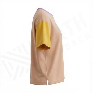 Camisetas de Mujer con Logotipo Personalizado de Calidad, Camisetas de Mujer de Color Sólido, Camisetas de Mujer a Precio Económico, Color Personalizado, Moda de Verano - Product Image 3