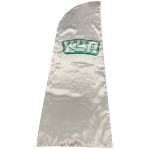 Bandera de Plumas para Exteriores del Consejo del Cáncer con Asta de Aluminio, Poliéster Blanco, Impresión Digital, Pancarta Promocional Resistente - Product Image 3
