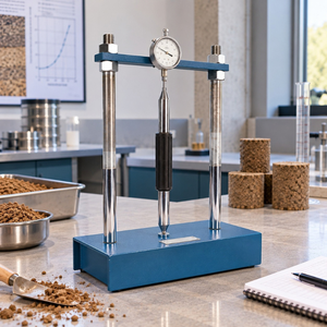 Appareil de mesure du volume des sols avec jauge à cadran pour les tests |   Instrument de laboratoire pour mesurer les variations de volume et la déformation - Product Image 2
