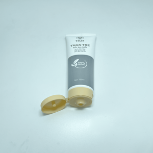 Tube en plastique PE blanc OEM, diamètre 22, 25, 30, 35, 40 mm, pour emballage de nettoyant visage et cosmétiques, avec capuchon à clapet jaune, 8 couleurs, impression offset - Product Image 4