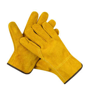 Guantes de Trabajo de Cuero Vacuno Duraderos de Alta Calidad, Precio al por Mayor, Guantes de Trabajo de Cuero - Product Image 1