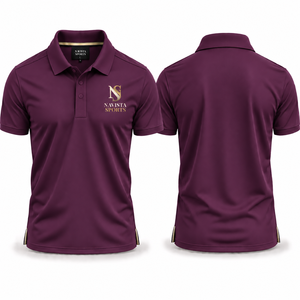 เสื้อเชิ้ตผู้ชาย Navista Sports ผ้าฝ้าย แขนสั้น สีพื้น ปักโลโก้ด้านหน้า ผ้าถักเนื้อนุ่ม ระบายอากาศได้ดี น้ำหนัก 200 กรัม - Product Image 2