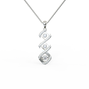 แฟชั่นการออกแบบสไตล์หรูหราเครื่องประดับสร้อยคอผู้หญิง 14K สีเหลืองทอง CZ Stoneเวียดนามผู้ผลิต-DS01016 - Product Image 3