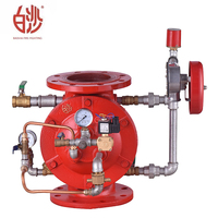 Valve d'alarme de déluge de lutte contre l'incendie durable de haute qualité rouge en laiton