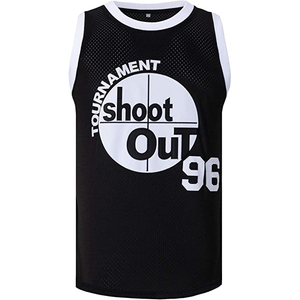Custom Basketball Jersey for High Intensity Matches Sleeveless V-Neck Pullover Heavy Fabric Pro <b>Level</b> Team Sportswear - Product Image 1