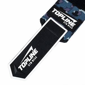 Bandes de soutien pour poignets Topline, fermeture à boucle réglable, motif camouflage, entraînement de force, sangle de poignet pour la musculation - Product Image 3