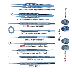 Juego de Blefaroplastia Doble de 17 Piezas, Instrumentos Quirúrgicos de Acero Inoxidable Reutilizables de Alta Calidad con Certificación CE para Levantamiento de Párpados - Product Image 6