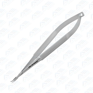 Portaagujas de cirugía oral Barraquer Portaagujas Curvo de acero inoxidable Portaagujas de Oftalmología Instrumento médico - Product Image 3