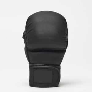Guantes de MMA Duraderos de Medio Dedo con Agarre para las Manos, Material de PU para Entrenamiento Intenso, Sparring, Ejercicios de Gimnasio y Uso Deportivo - Product Image 3