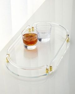 Plateau de service en acrylique couleur personnalisée avec finition élégante pour cadeaux d'entreprise et collection de produits promotionnels - Product Image 1
