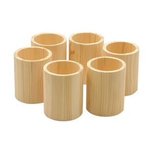 Wooden Hexagonal Pen Holder Natural Finish Office <b>Desk</b> Organizer by handmade Collection - Product Image 5