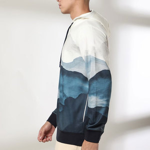 เสื้อฮู้ดฟลีซปักลายพรีเมียมสำหรับผู้ชาย ดีไซน์รักษ์โลก สไตล์ลำลองคลาสสิกแนวสตรีท - Product Image 2