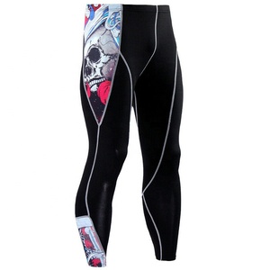 <b>Men's</b> Compression Thermal Skin <b>Base</b> <b>Layer</b> Long Sleeve T-Shirt with Geometric Pattern Spandex/Cotton Gym Sports - Product Image 4