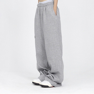 Women Baggy Flare Pants Solid Color Washable Breathable Yoga Pants Spandex Nylon Four-Way Stretch Quick Dry Plus Size <b>Elastic</b> - Product Image 3
