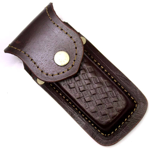 Handmade Leather Pouch For Folding Knives Premium Full Grain Leather Folding Knife Holder Durable Belt Sheath Everyday Carry - Product Image 1