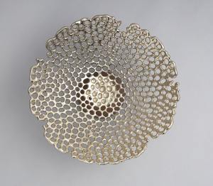 Metal <b>Bowl</b> on <b>Wooden</b> Stand Modern Fruit & Decor <b>Bowl</b> for Wholesale Export - Product Image 3