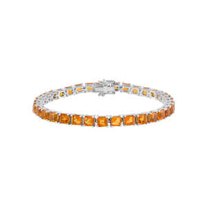 Pulsera de Citrino en Plata de Ley 92.5 KLSB-20361 - Product Image 1