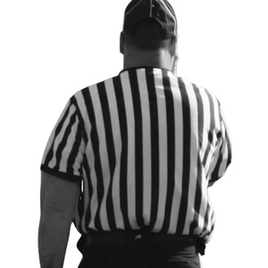 Chemise d'arbitre personnalisée par sublimation à bas quantité minimale de commande en polyester de haute qualité chemises et hauts uniformes d'entraînement de football - Product Image 3