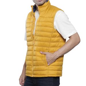 Logo personnalisé gratuit veste de vente chaude pour les hommes personnalisé duvet de canard brillant jaune bulle veste et gilet pull élégant Softshell veste - Product Image 1