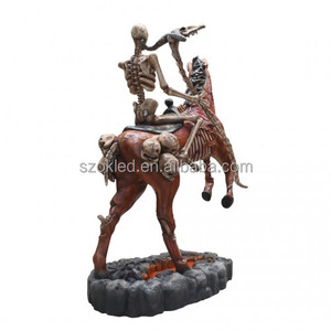 The Dark Rider Egg Bench Easter Bunny Pumpkin Rooster Table Giant <strong>Skeleton</strong> Halloween Archway Candle <strong>Large</strong> Fiberglass <strong>Decoration</strong> - Product Image 6