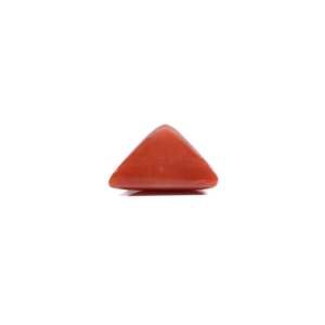 Coral rouge naturel, pierre précieuse en vrac, 5,85 carats, coupe ovale 10x12 mm, pour bijoux fins - Product Image 3