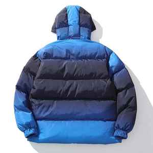 Chaqueta de plumón para hombre, diseño nuevo, chaqueta de invierno, nueva moda, talla grande, ecológica, cálida, a prueba de viento, con cierre de cremallera. - Product Image 2