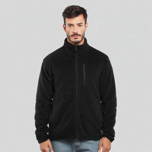 OEM Service Polar <b>Fleece</b> Jackets <b>Men</b> Winter Polar <b>Fleece</b> Jacket With Stand Collar Polar <b>Fleece</b> Full-Zip Jackets <b>Men's</b> - Product Image 2
