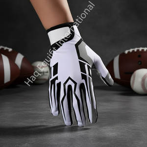 Durable Lineman Football Gloves Padded Anti-Slip Premium American Football Gloves Heavy Duty <b>Grip</b> Protective Football Gloves - Product Image 1