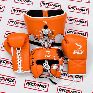 Guantes de Boxeo Fly Superlace, Protector de Cabeza con Barra Protectora para las Mejillas, Protector Inguinal, Protector de Cadera, Cuero Vacuno de Primera Calidad, Conjunto de Entrenamiento de MMA - Product Image 6