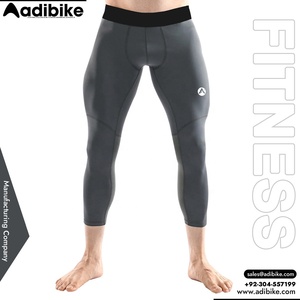 Collants de compression pour hommes, taille élastique, antibactériens, vente en gros OEM, sublimation personnalisée, rashguards de fitness - Product Image 3