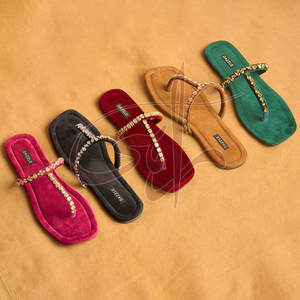 Sandalias Kolhapuri de Alto Rendimiento para Mujer, Último Estilo, Estampadas, Antideslizantes, Hechas a Mano, Precio Económico, Venta al Por Mayor - Product Image 6