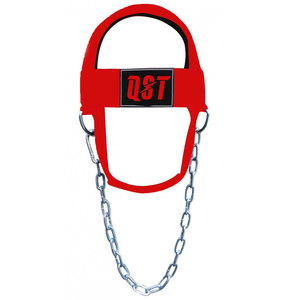 Harnais de musculation professionnel robuste pour la tête et le cou en néoprène et nylon avec chaîne métallique pour entraînement de force en salle de sport – Plusieurs tailles - Product Image 4