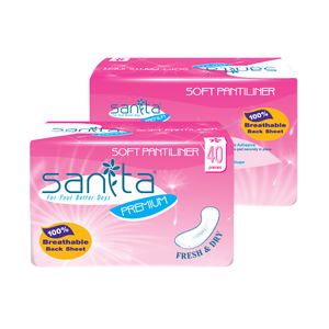 OEM Soft Premium 160mm Pantyliner Algodón orgánico Super absorbente Forro sanitario de alta absorción - Product Image 3