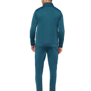 Conjunto Deportivo para Hombre, Chaqueta con Cierre Completo y Cuello Alto, Diseño con Bloques de Color, Transpirable, en Spandex y Poliéster, para Otoño - Product Image 3