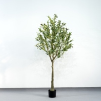 Arbre Bonsaï Artificiel d'Olivier Détachable avec Troncs et Tiges pour Décoration Intérieure/Extérieure – Idéal Mariage, Noël, Pâques, Remise de Diplôme