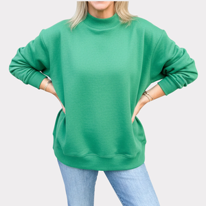 OEM Manufacturer 100% Cotton <b>Lightweight</b> Oversized Women's Plus Size <b>Hoodies</b> Sweatshirts Pullover Breathable Autumn Winter - Product Image 6