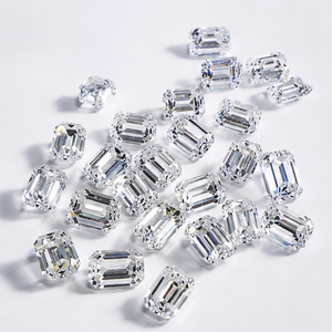 Diamantes de Laboratorio SHRAMAN DIAMOND a Precio de Fábrica al por Mayor, Corte Esmeralda Blanco de 5*3.5MM, VVS-VS, HPHT/CVD, para Joyería - Product Image 2