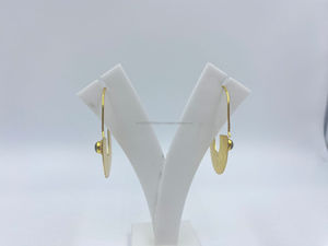 Pendientes llamativos de inspiración vintage con perla Mejor precio Plata y oro Material principal de ley Glamoroso para mujer - Product Image 2