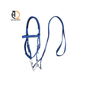 Cabestro de Nylon Personalizado para Caballo, Correas de Acero Inoxidable de Primera Calidad, Cómodo y Duradero, Estilo Silla Inglesa - Product Image 3