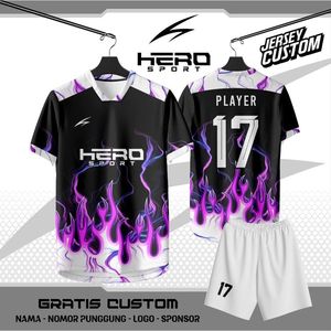 Camiseta de Fútbol Americano Personalizada con Transferencia Térmica, Uniforme de Fútbol de Equipo de Alta Calidad, Transpirable, 100% Poliéster, Pantalón Corto - Product Image 1