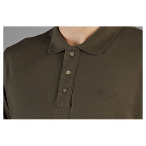 Camisa de Verano para Hombre de Alta Calidad, Estilo Casual de Negocios, Color Sólido, Bordado, Manga Corta, Cuello Solapa, Patrón Impreso, Poliéster/Algodón - Product Image 6